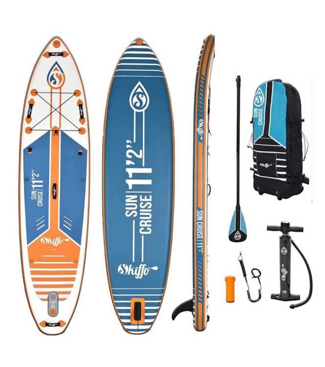 SUP Gonflable Skiffo Rivage Coral 11' — Pack Complet — 249€