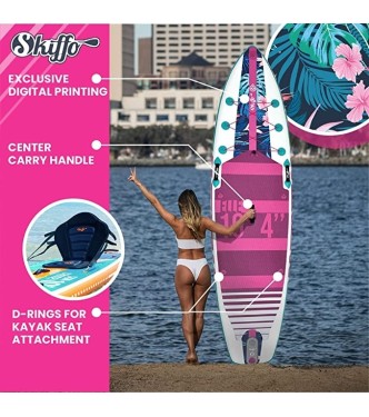 SUP Gonflable Skiffo Rivage Coral 11' — Pack Complet — 249€