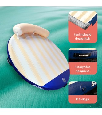 SUP Gonflable Skiffo Rivage Coral 11' — Pack Complet — 249€