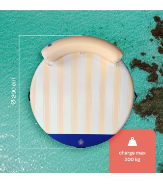 Skiffo Luma - Plateforme Flottante Gonflable Ø200cm | 2 Personnes