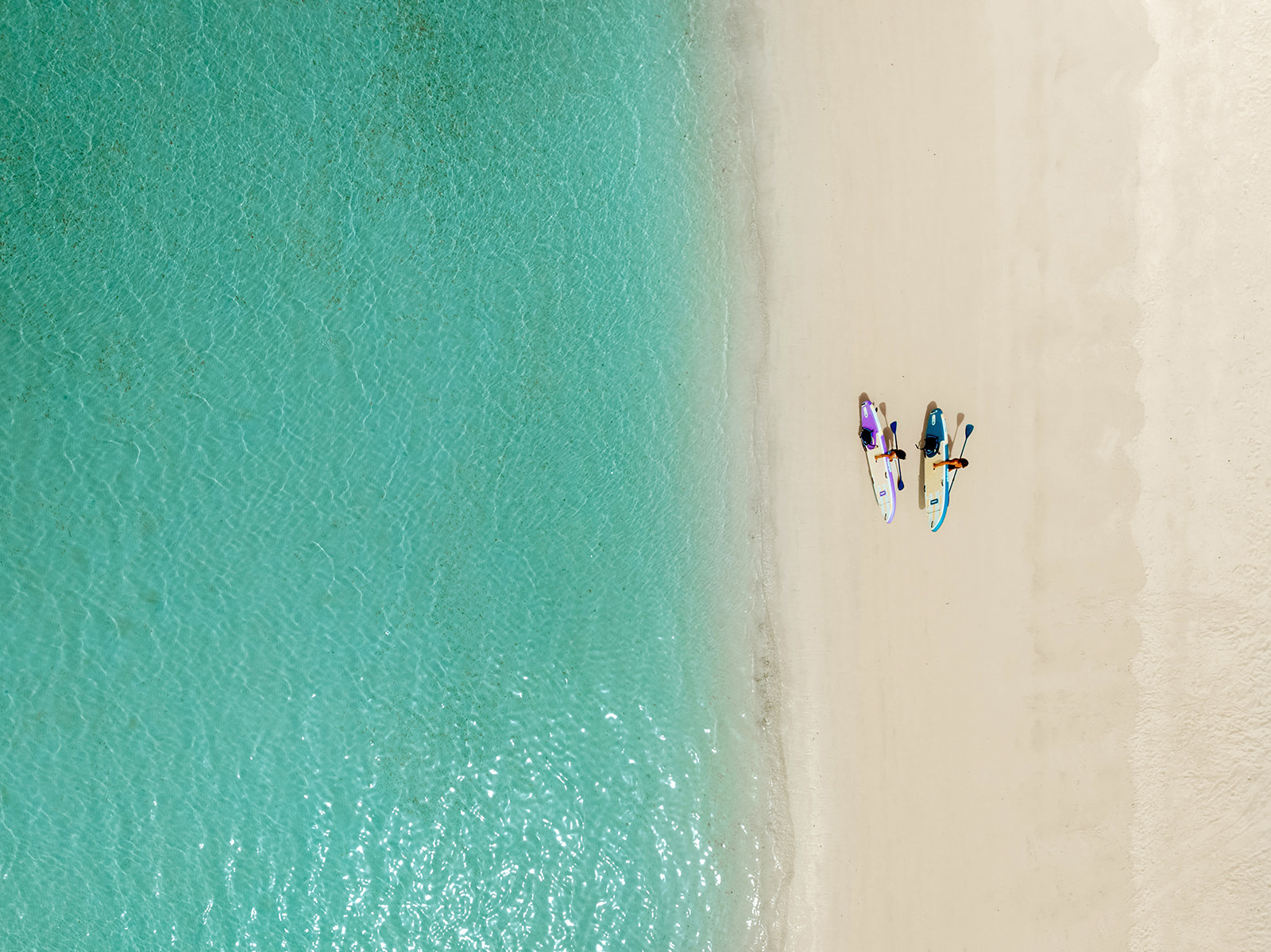 Stand Up Paddle Gonflable Skiffo — vue aérienne